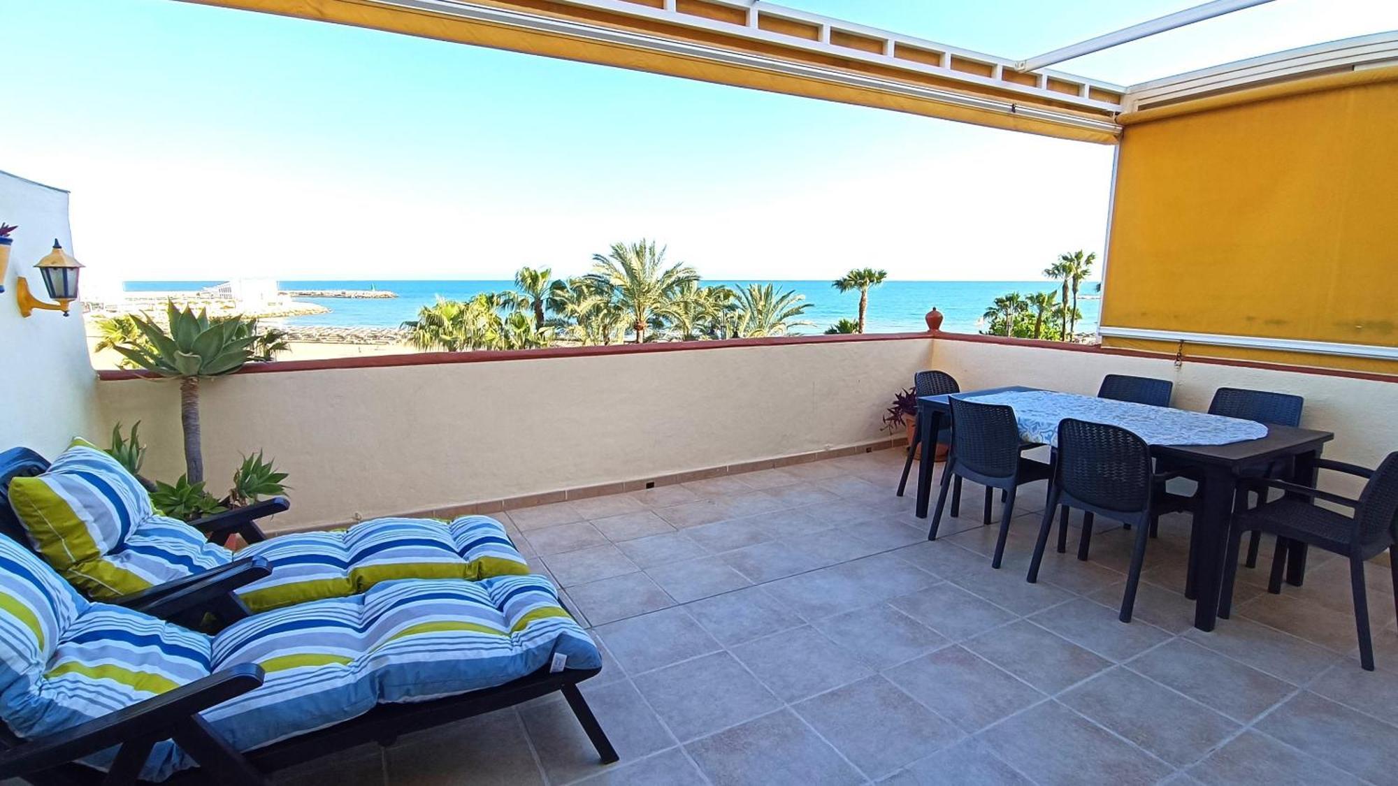 Apartament Ole Playa 5A Beach Front - A Pie De Playa, Sea Views - Vistas Al Mar, Puerto Marina Benalmádena Zewnętrze zdjęcie